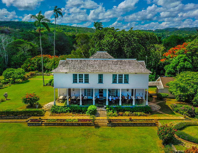 White Mansion in Yaaman Adventure Park in Jamaica